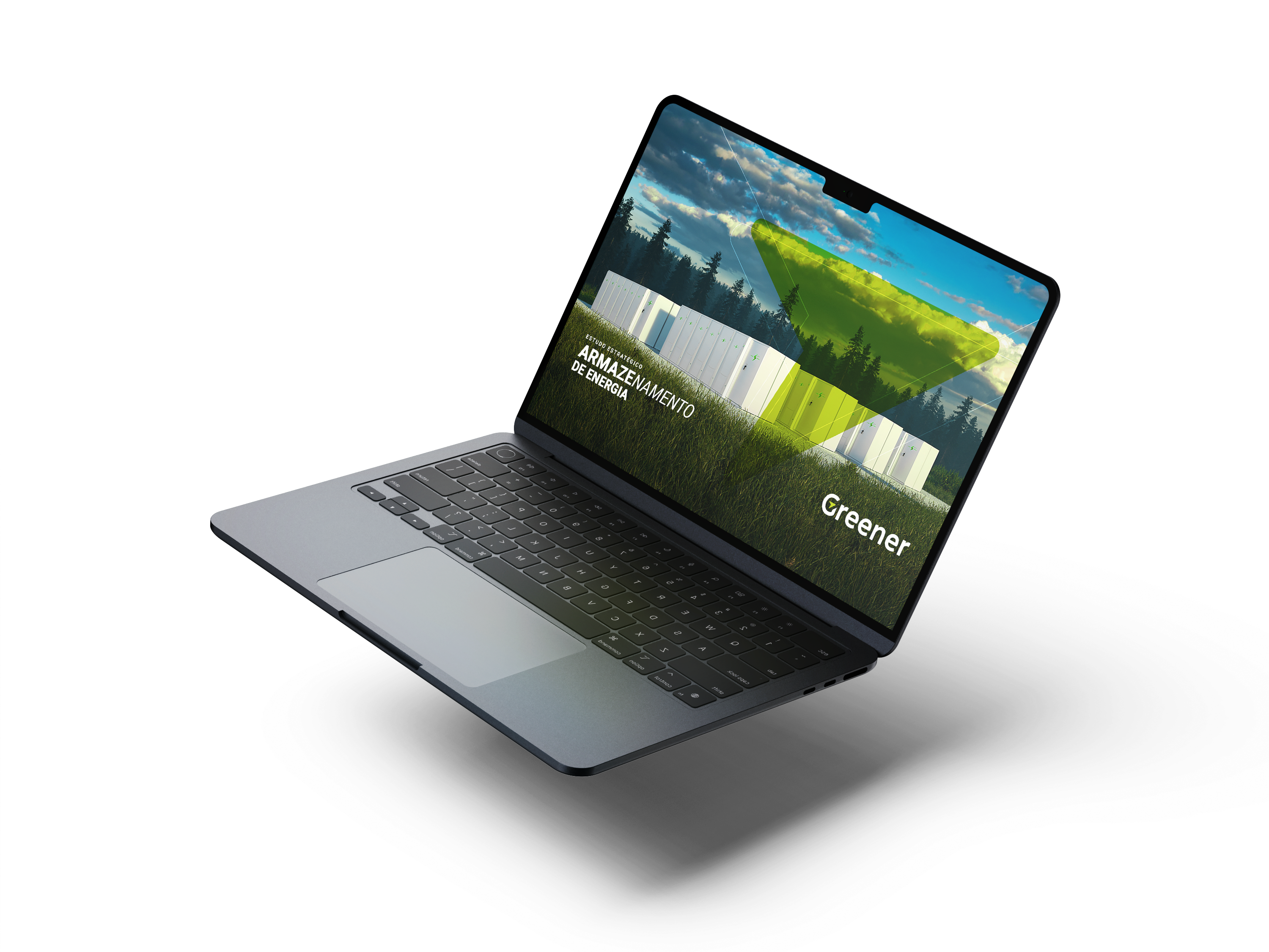 Notebook exibindo o estudo da Greener