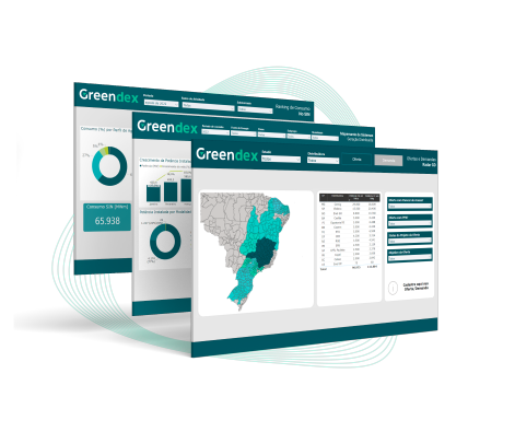 Dashboards interativos Greendex